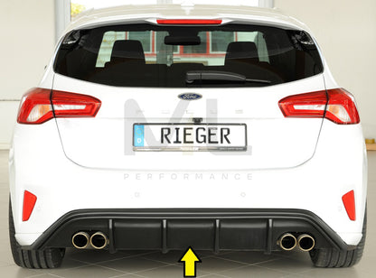 Rieger 00034205 Ford DEH Focus 4 Rear Diffuser (Inc. Focus 4 ST) 1 | ML Performance UK Car Parts