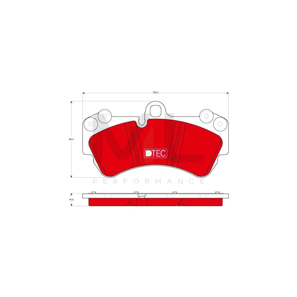 TRW Dtec Cotec Gdb1547Dte Brake Pad Set Prepared For Wear Indicator | ML Performance Car Parts