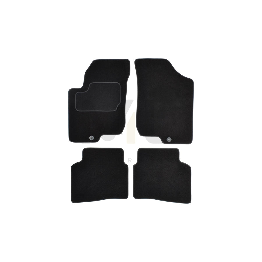 CUSTOPOL 122416 Floor mat set | ML Performance Car Parts