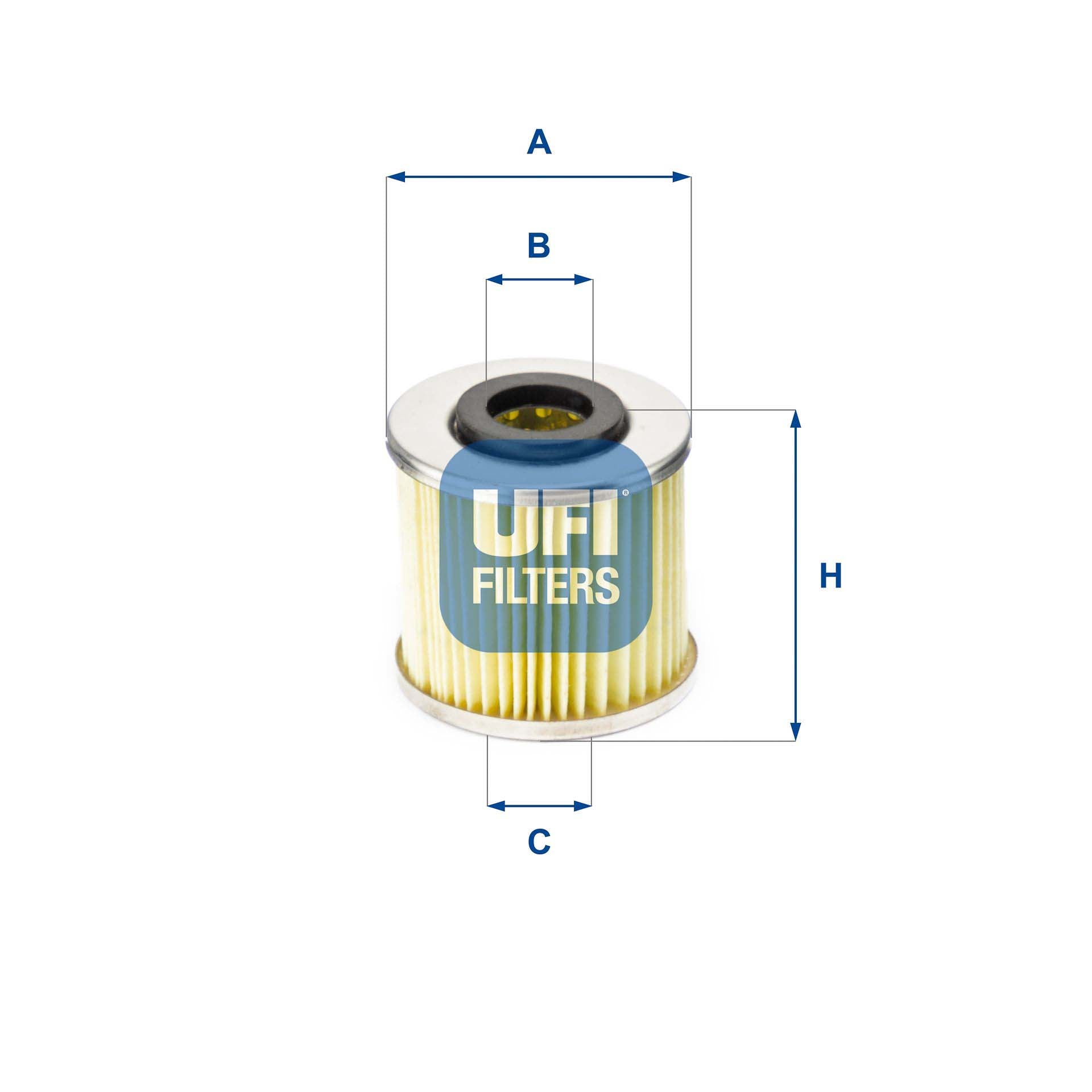 UFI 25.529.00 Oil Filter For Fiat Freemont (345)