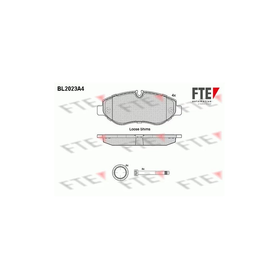 Fte BL2023A4 Brake Pad Set | ML Performance UK Car Parts