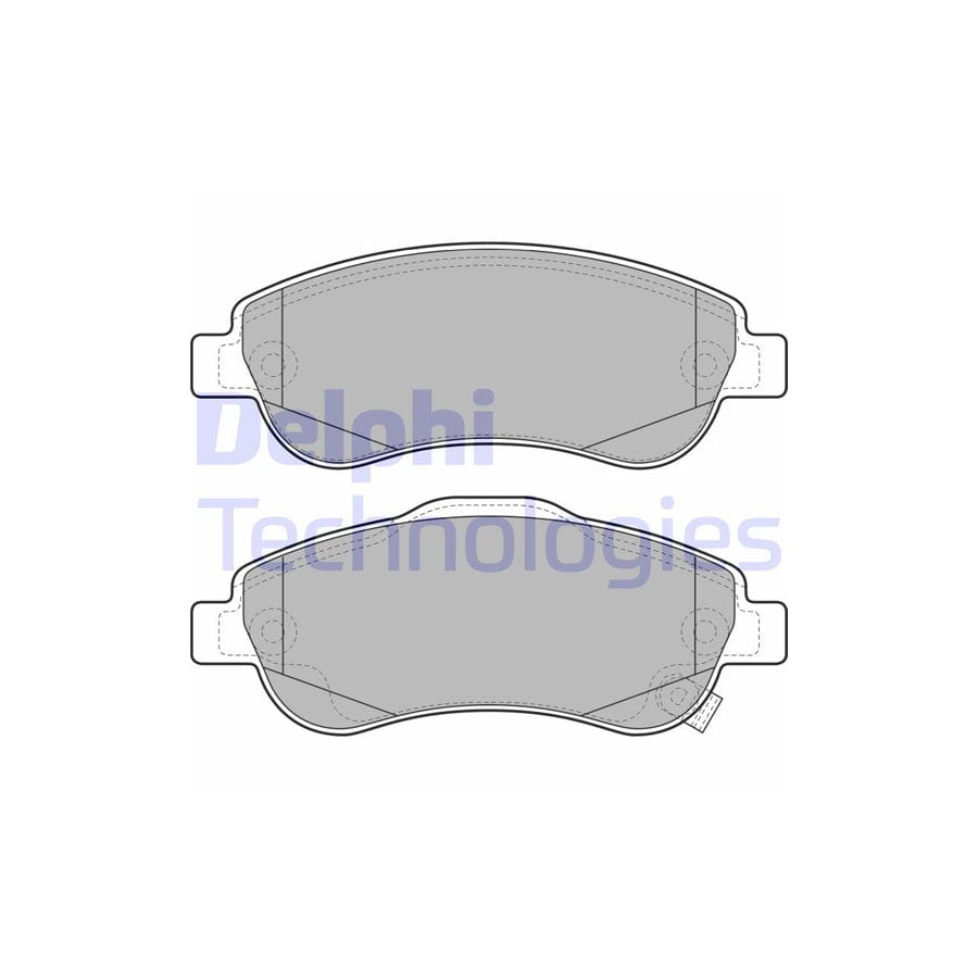 Delphi Lp2093 Brake Pad Set For Honda Cr-V