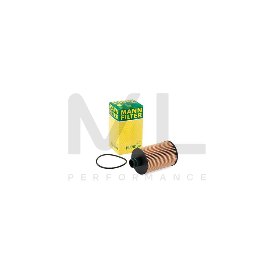 MANN-FILTER HU 7018 z Oil Filter with seal, Filter Insert | ML Performance Car Parts