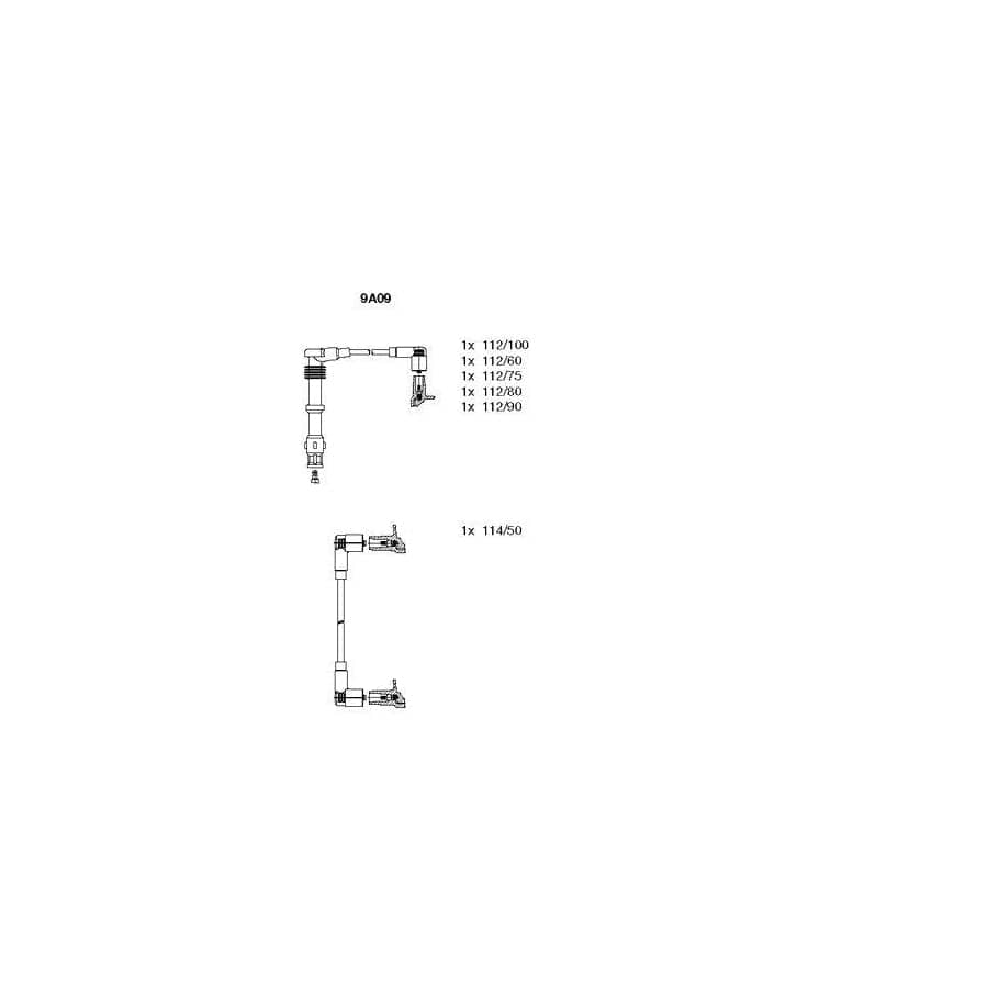 Bremi 9A09 Ignition Cable Kit