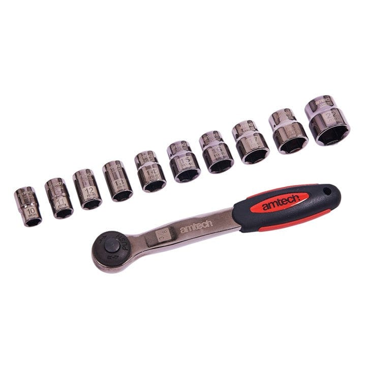 Amtech 11pcs. 3/8" Socket Set | ML Performance DIY & Power Tools