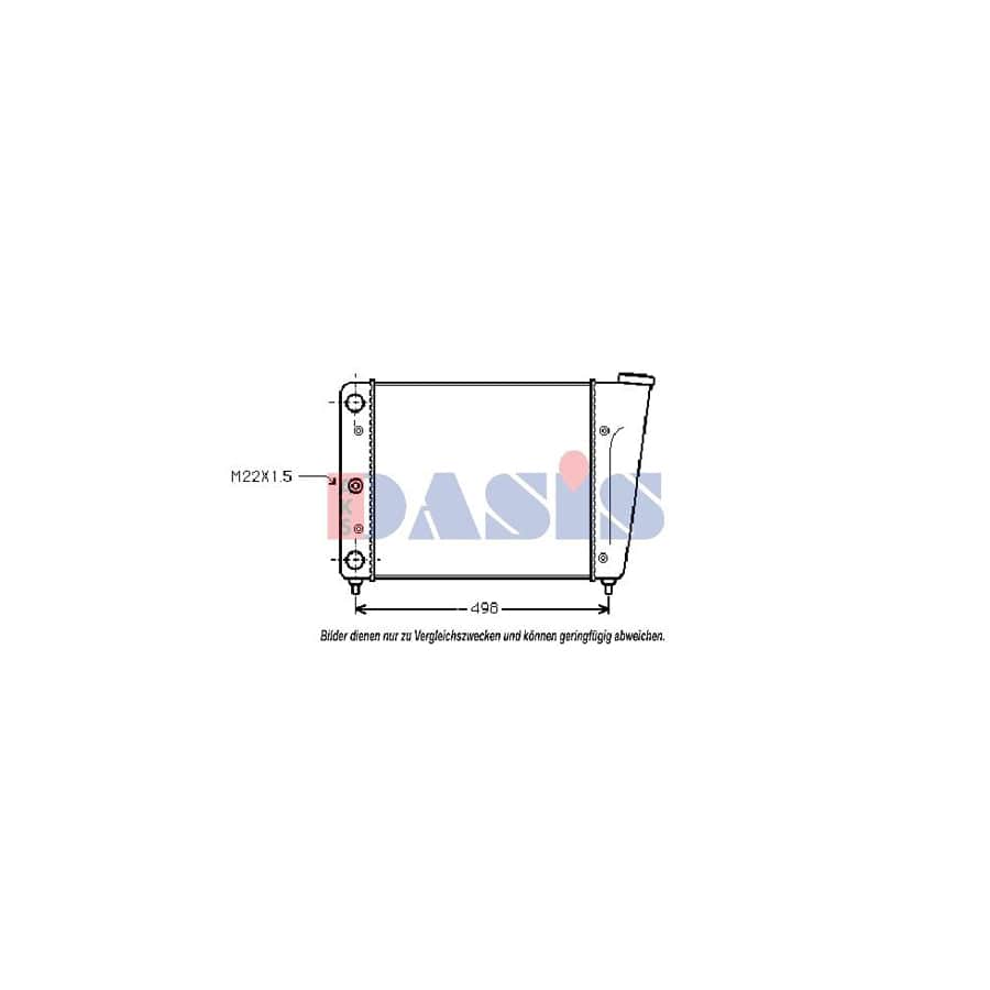 AKS Dasis 040170N Engine Radiator | ML Performance UK