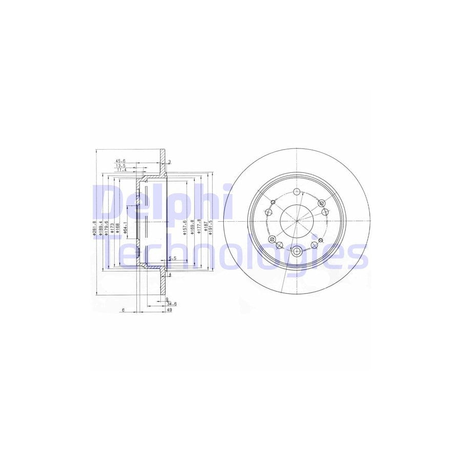 Delphi Bg3979 Brake Disc