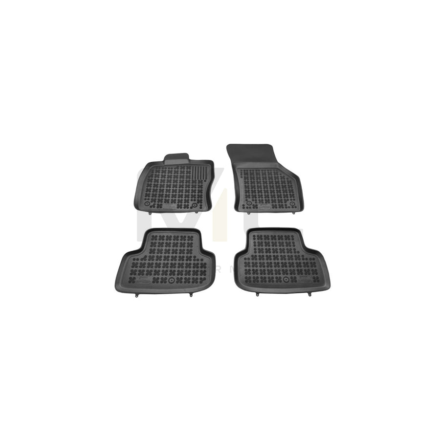 REZAW PLAST Tailored 200117 Floor mat set for AUDI A3 Saloon (8VS, 8VM) Elastomer, Front and Rear, Quantity: 4, Black | ML Performance Car Parts