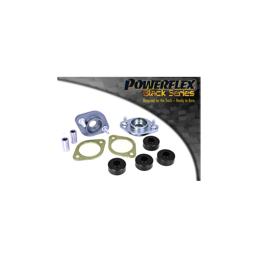 Powerflex PFR5-5630-10BLK BMW E30 E46 E85 Rear Shock Top Mount Bracket And Bush 10mm (Inc. Z4M & M3) | ML Performance UK Car Parts