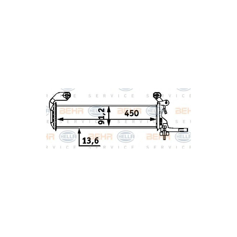 Hella 8MK 376 712-661 Engine Radiator