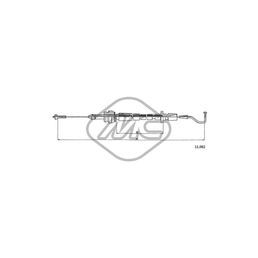 Metalcaucho 83795 Throttle Cable | ML Performance UK Car Parts