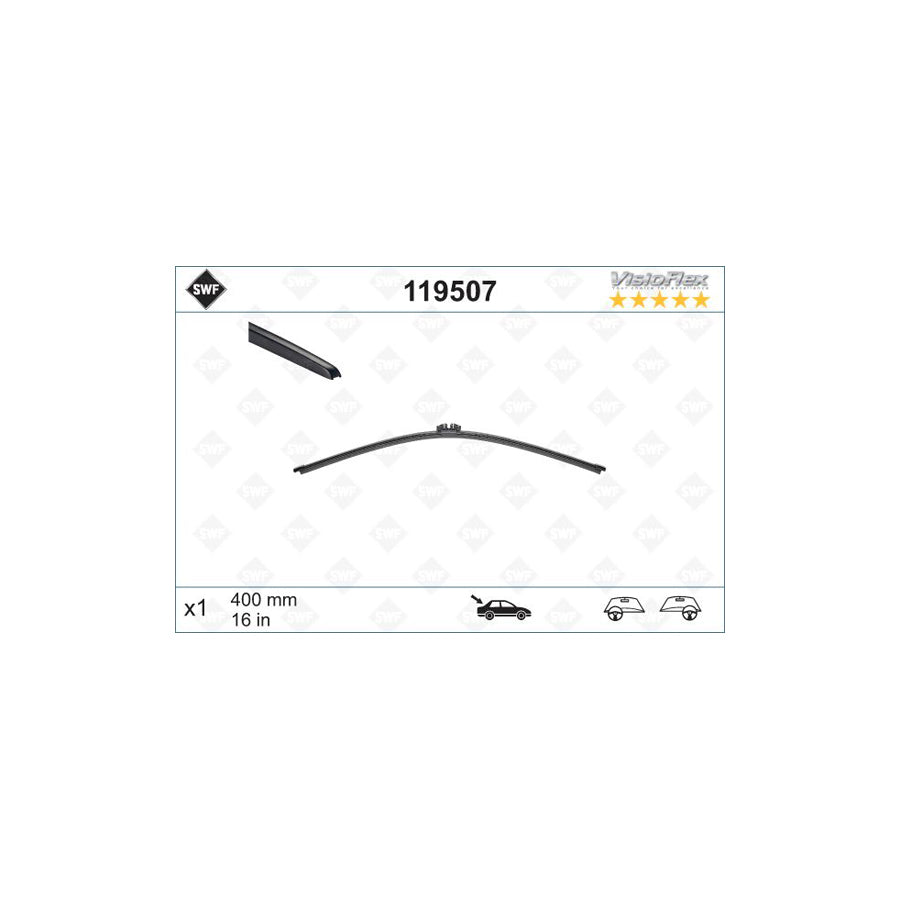 Swf Visioflex Rear 119507 Wiper Blade | ML Performance UK Car Parts