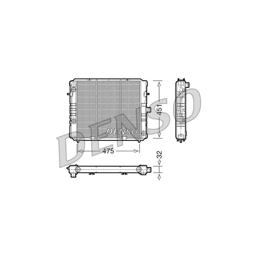 Denso DRM20077 Drm20077 Engine Radiator For Opel Rekord | ML Performance UK