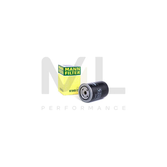 MANN-FILTER W 940/25 Oil Filter Spin-on Filter, with one anti-return valve | ML Performance Car Parts