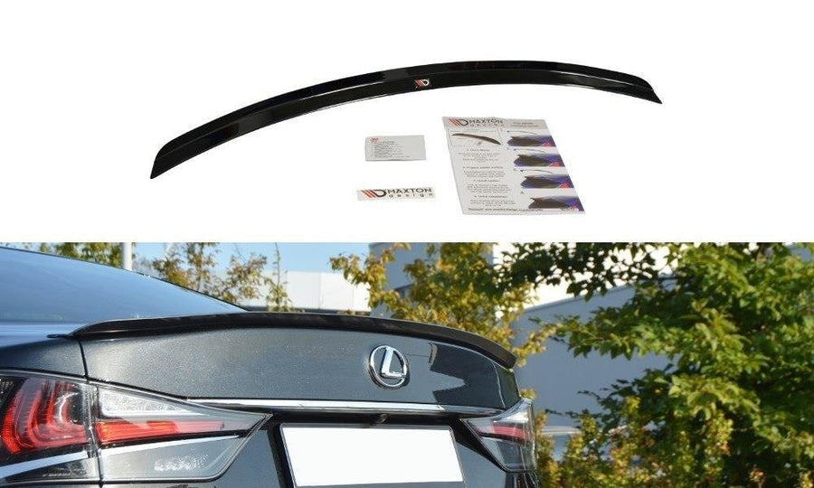 Maxton Design LE-GS-4F-T-CAP1T Spoiler Cap Lexus GS MK4 (Facelift) T | ML Performance UK Car Parts