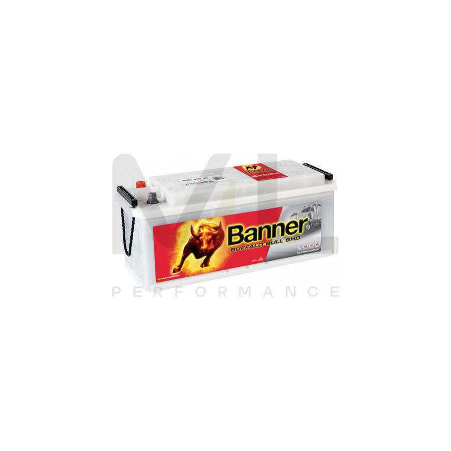 Banner Buffalo Bull SHD Commercial Battery 61040 12V 110Ah Type 615SHD | Car Batteries UK | ML Performance Car Parts