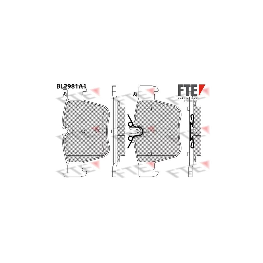 Fte BL2981A1 Brake Pad Set | ML Performance UK Car Parts