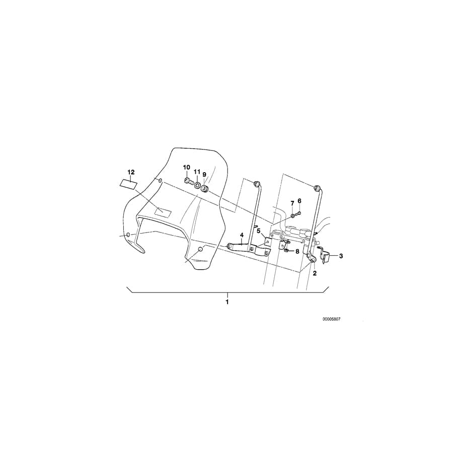 Genuine BMW 46632316273 80 Fillister Head Screw M6X16 CR (Inc.  & R 100 R) | ML Performance UK Car Parts