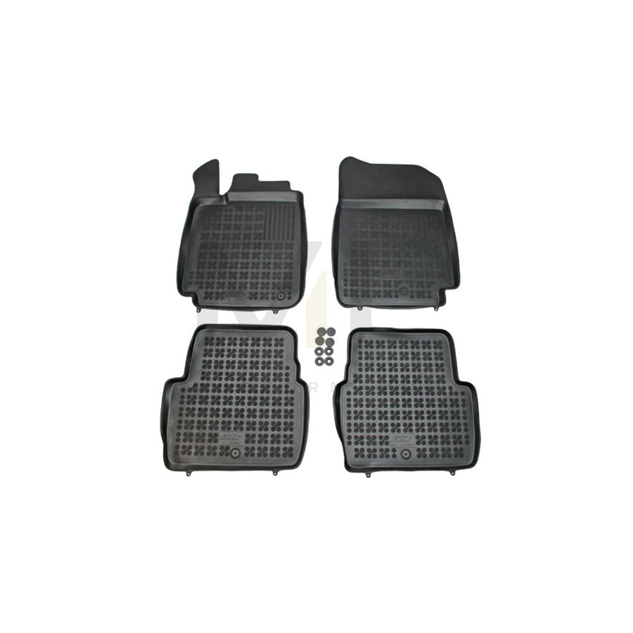 REZAW PLAST 201915 Floor mat set for RENAULT Latitude Elastomer, Front and Rear, Black | ML Performance Car Parts