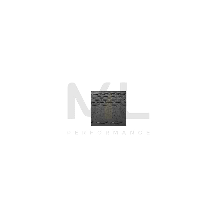 RIDEX 215A0893 Floor mat set Elastomer, Front and Rear, Quantity: 2, Black | ML Performance Car Parts