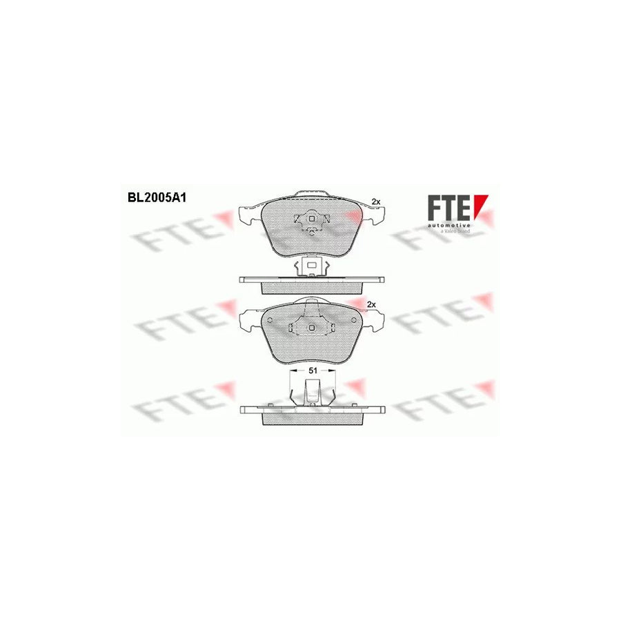 Fte 9010590 Brake Pad Set | ML Performance UK Car Parts