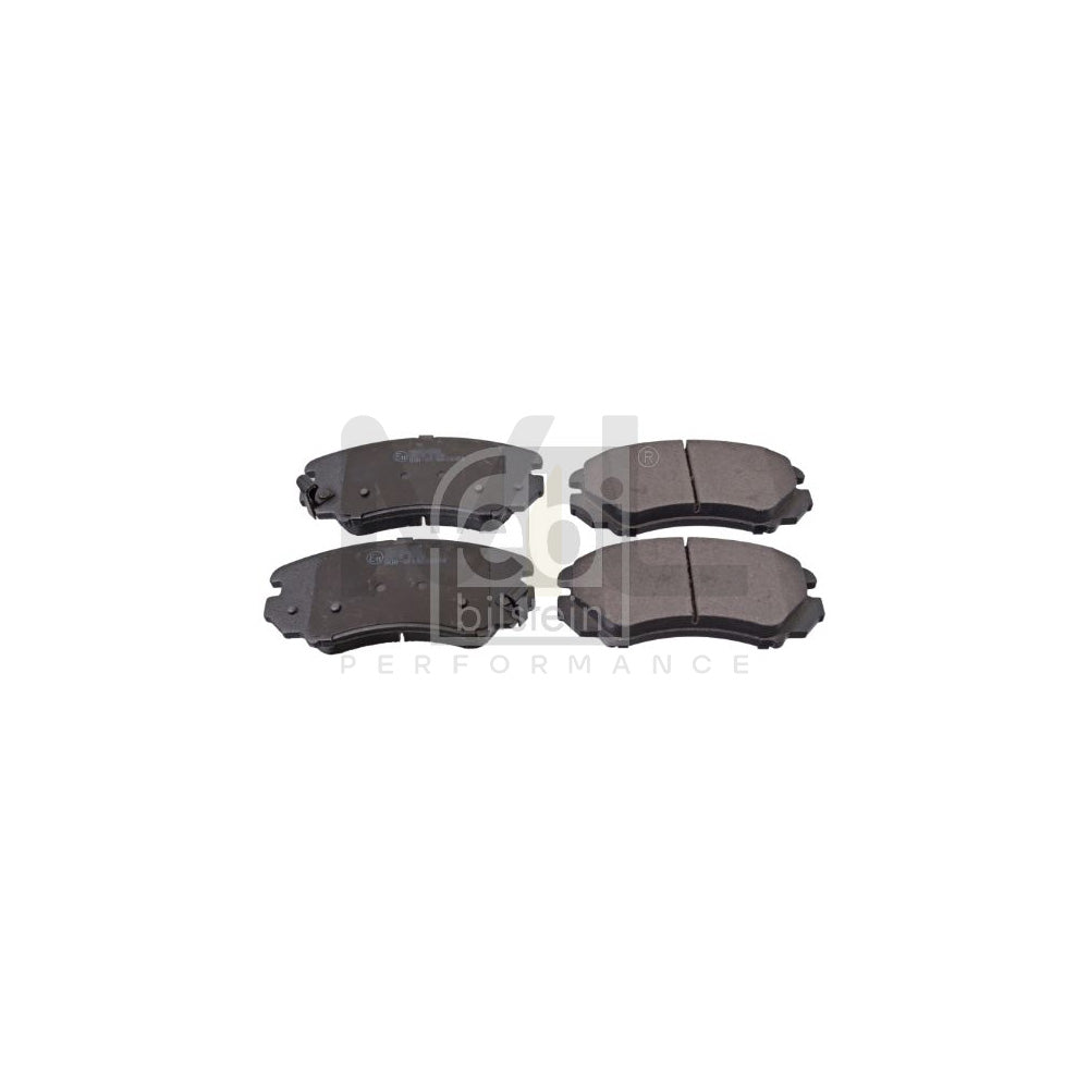 Febi Bilstein 16489 Brake Pad Set Front Axle, With Acoustic Wear Warning | ML Performance Car Parts