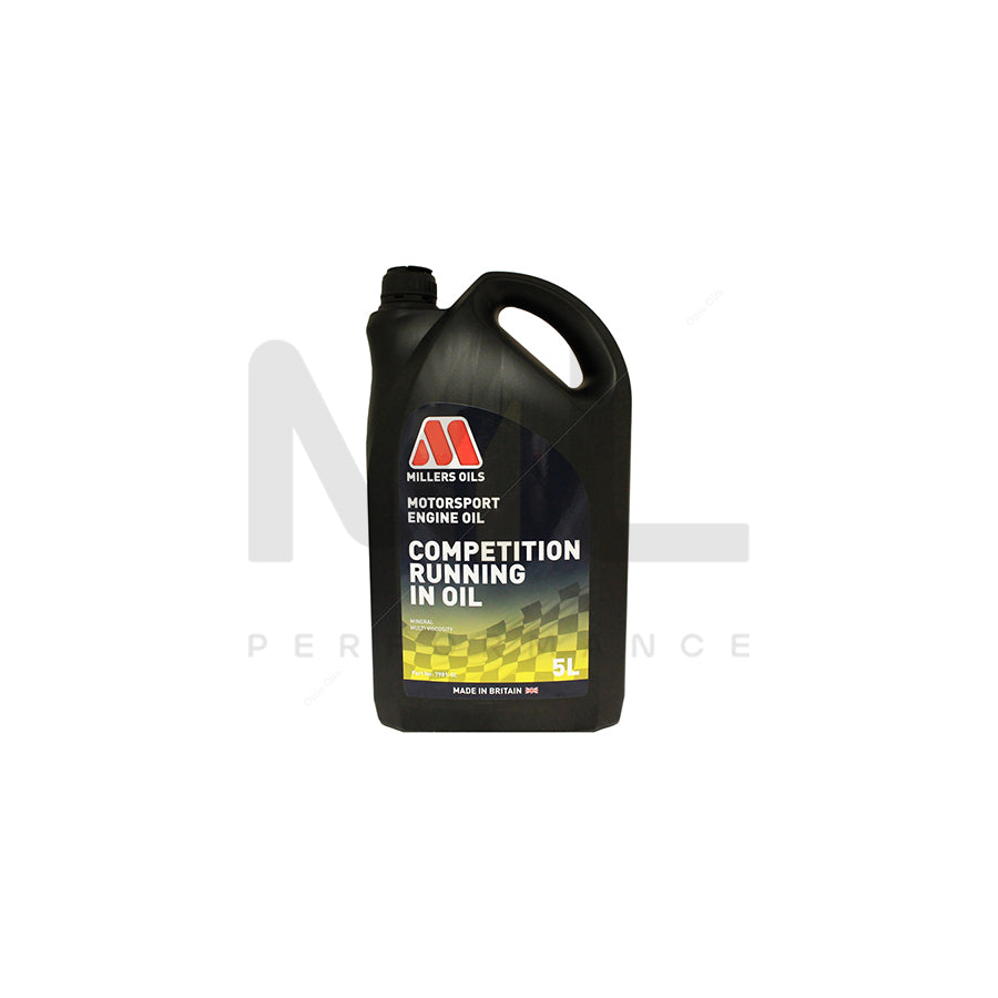 Millers Oils Mineral Multi Viscosity Motorsport Competition Running In Oil 5l | Engine Oil | ML Car Parts UK | ML Performance