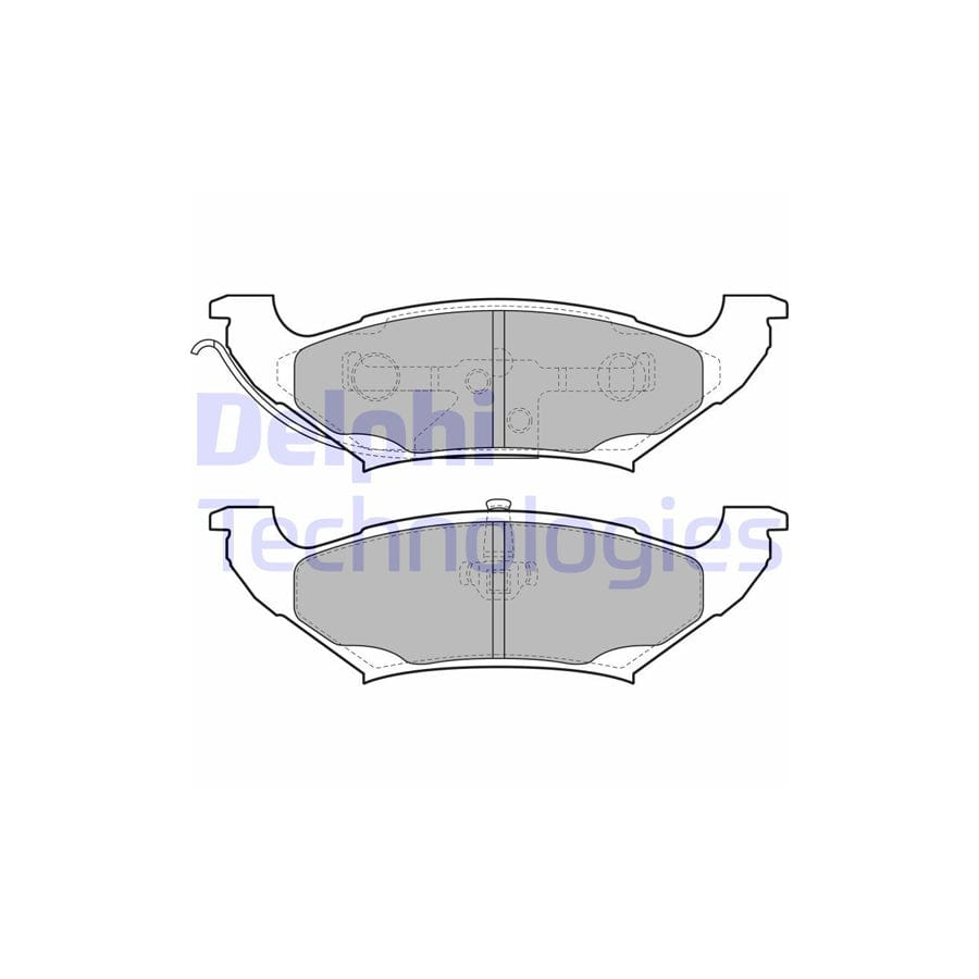 Delphi Lp2085 Brake Pad Set