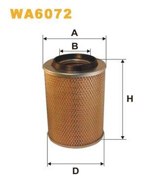 WIX Filters WA6072 Air Filter Suitable For Mercedes-Benz 100