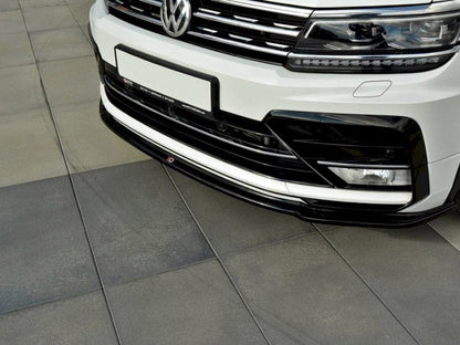 Maxton Design VW Tiguan MK 2 R-line Front Splitter V.1