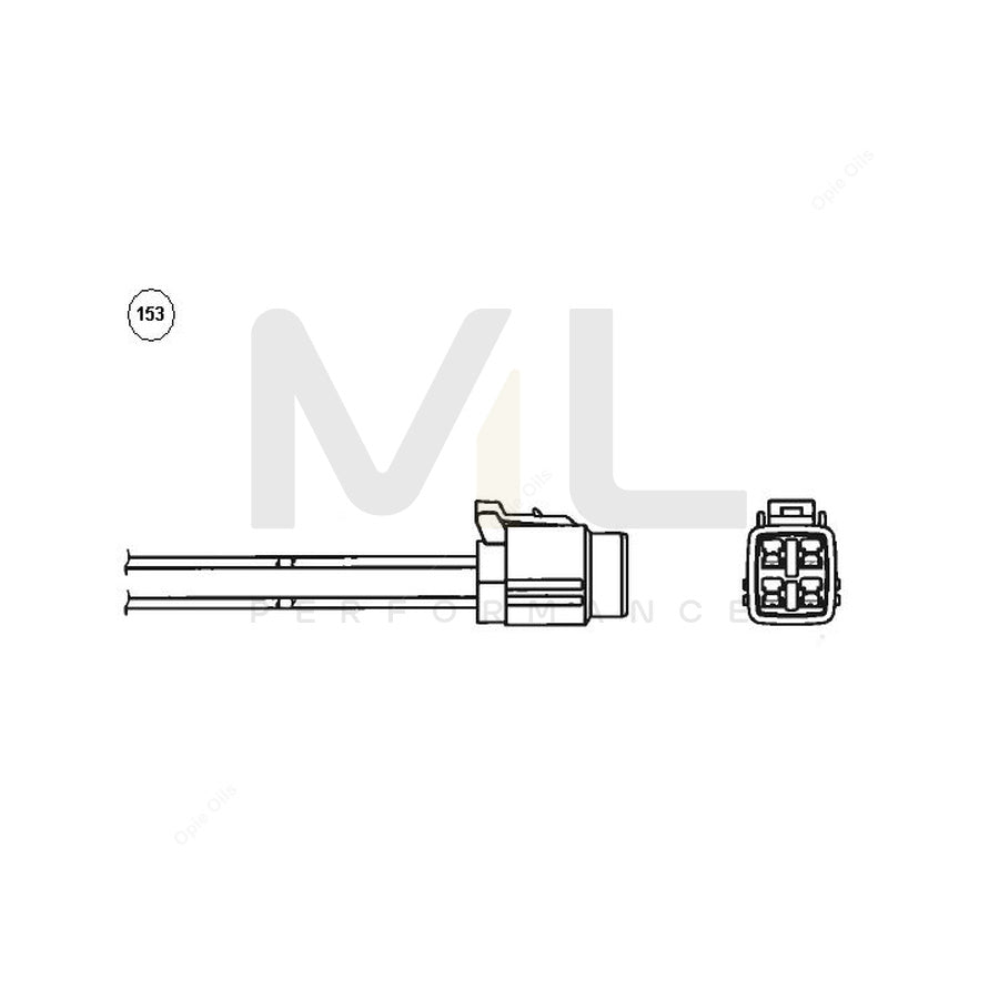 NTK Lambda Sensor - Oxygen / O2 Sensor OZA721-EE28 (NGK 91773) | ML Car Parts UK | ML Performance