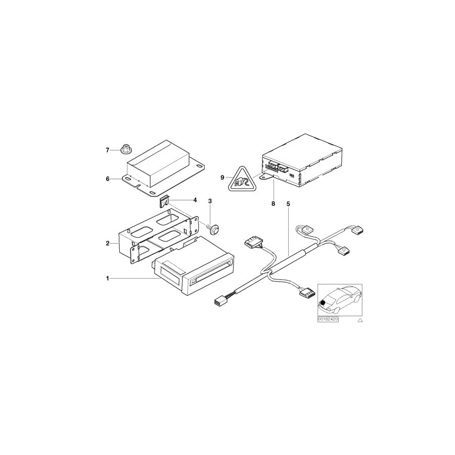 Genuine BMW 61126937578 E53 Connecting Lead, Navigation (Inc. X5 4.6is, X5 3.0d & X5 4.4i) | ML Performance UK Car Parts