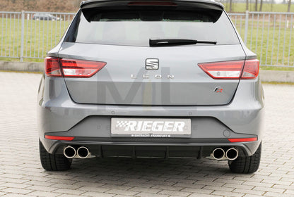 Rieger 00027025 SEAT 5F Leon FR Rear Diffuser 3 | ML Performance UK Car Parts