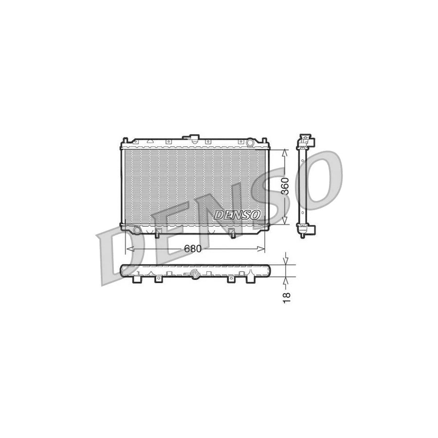 Denso DRM46011 Drm46011 Engine Radiator For Nissan Primera | ML Performance UK