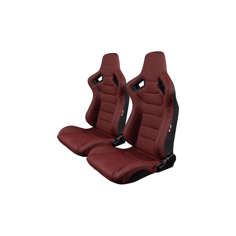 BRAUM Elite Series Racing Seats (Maroon) – Pair | ML Performance UK Car Parts