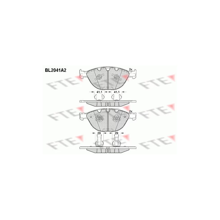 Fte BL2041A2 Brake Pad Set | ML Performance UK Car Parts