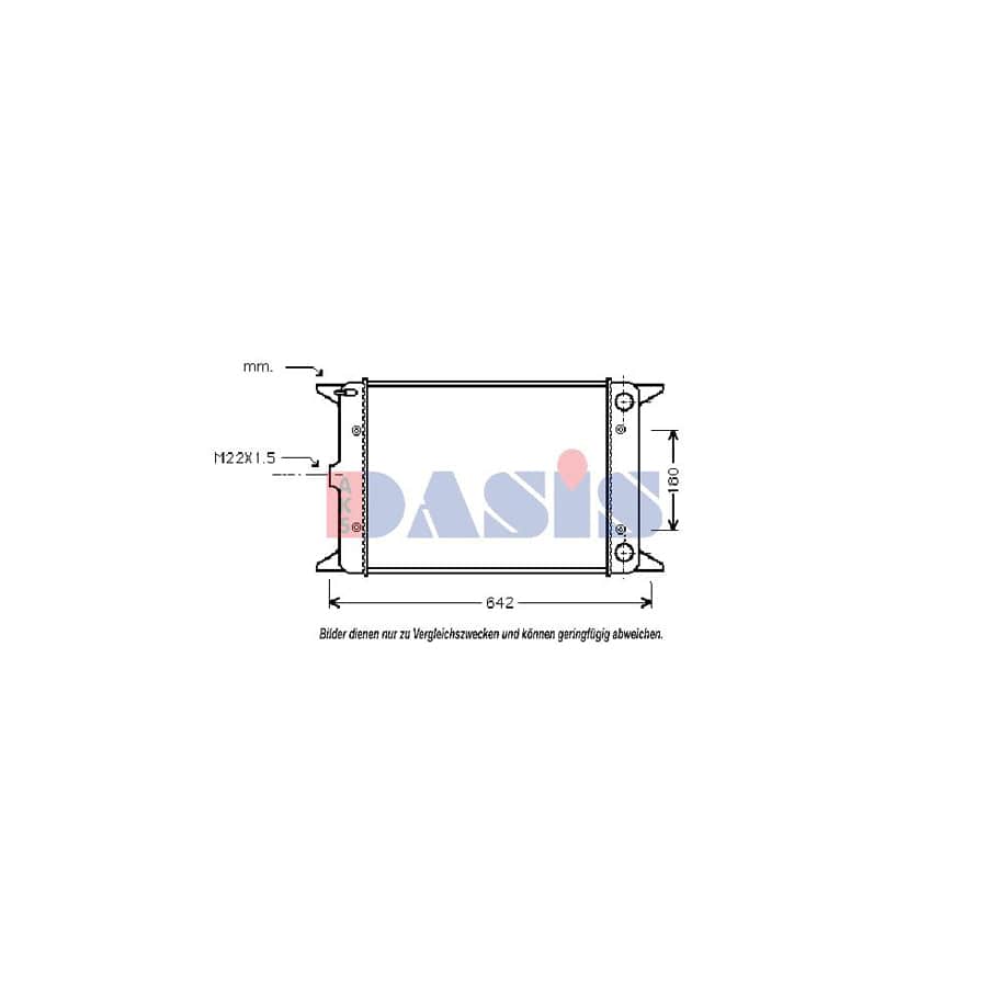 AKS Dasis 040300N Engine Radiator | ML Performance UK