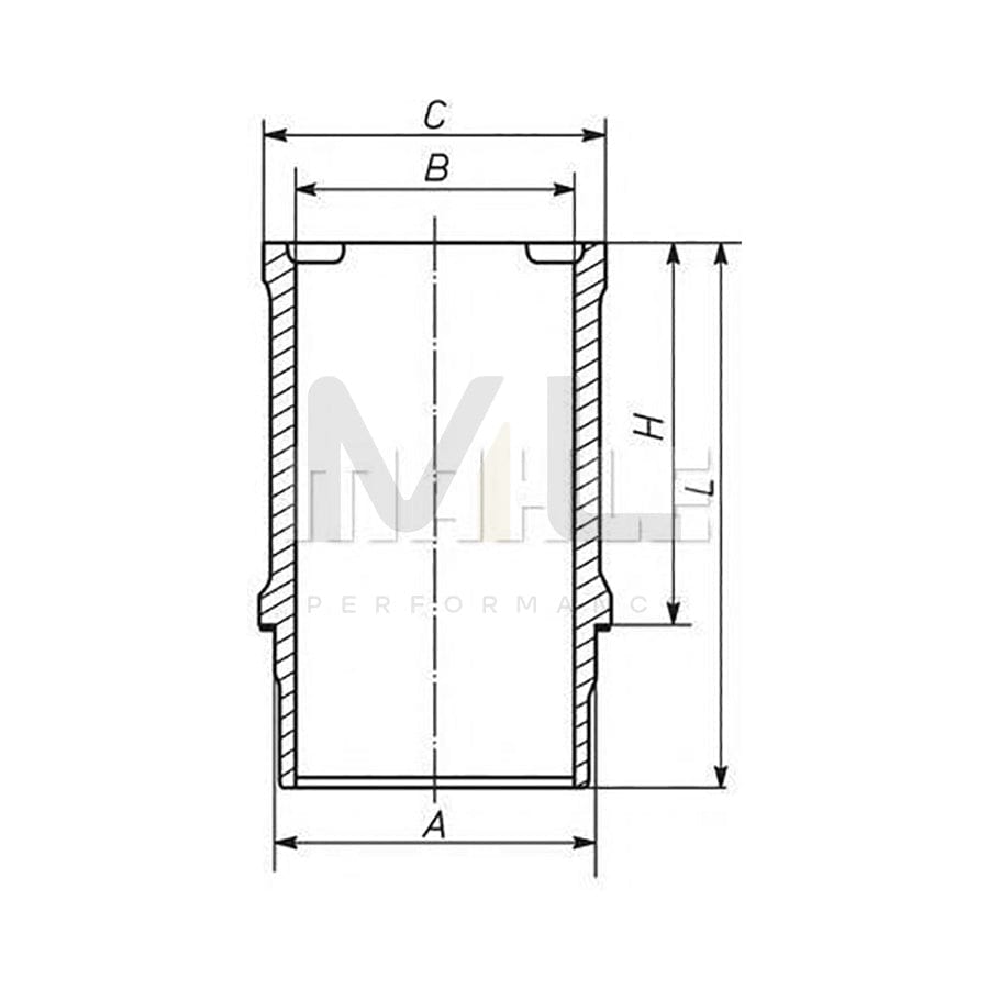 MAHLE ORIGINAL 063 WN 10 Cylinder Sleeve for ALFA ROMEO 155 (167) 88mm | ML Performance Car Parts