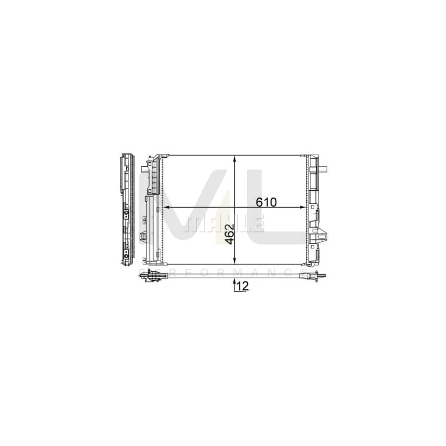 MAHLE ORIGINAL AC 446 000S Air conditioning condenser with dryer | ML Performance Car Parts