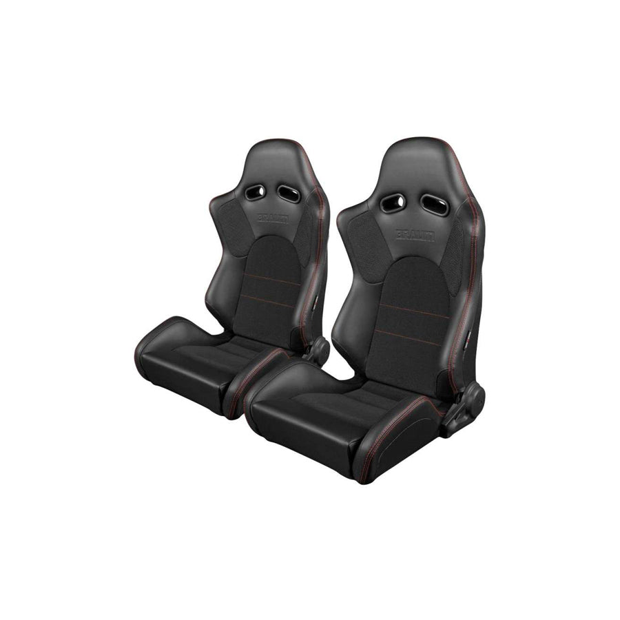 BRAUM Advan Series Racing Seats (Red Stitching) – Pair | ML Performance UK Car Parts