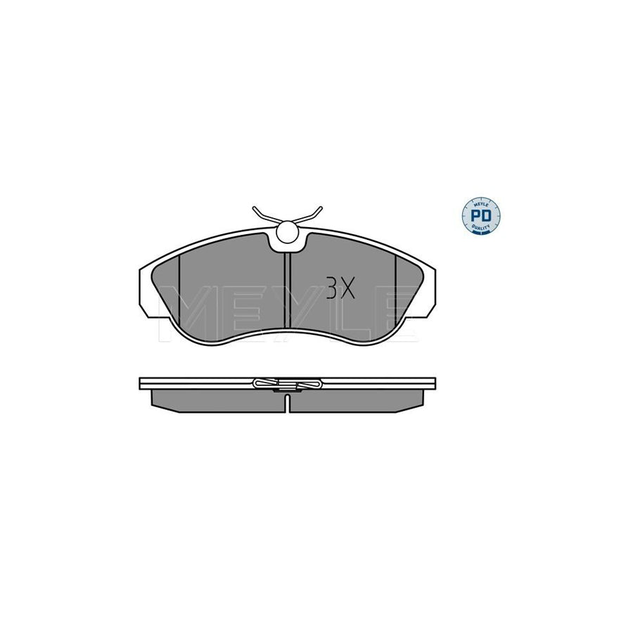 Meyle 025 236 0319/Pd Brake Pad Set