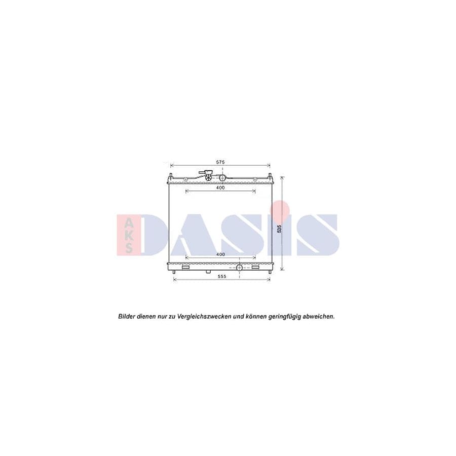 AKS Dasis 070161N Engine Radiator For Nissan Nv200 | ML Performance UK