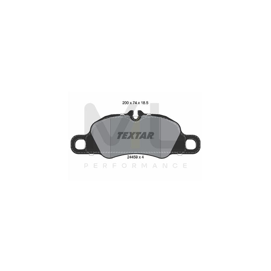 TEXTAR 2445901 Brake pad set prepared for wear indicator | ML Performance Car Parts