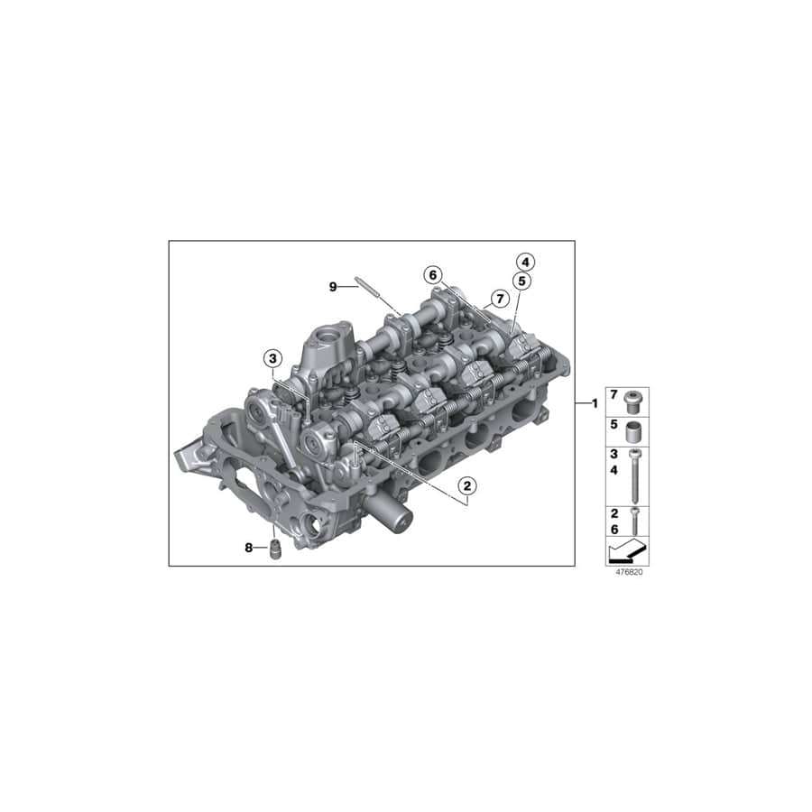 Genuine BMW 11127603406 F15 F13 G05 Isa Screw M6X40-8.8 (Inc. X6 50iX 4.4, X6 M50iX & 750i) | ML Performance UK Car Parts