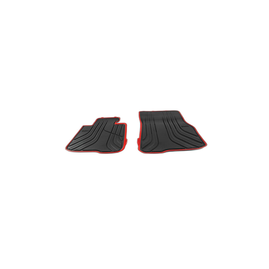 Genuine BMW 51472348156 F83 F33 F82 Floor Mats, All-Weather, Front LHD, ANTH./ROT (Inc. 440i, 418i & M4)