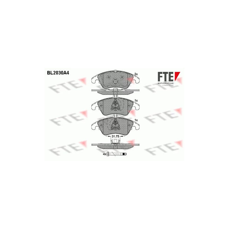 Fte 9010616 Brake Pad Set | ML Performance UK Car Parts