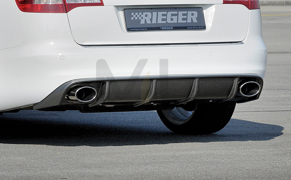 Rieger 00099227 Audi 4F A6 Rear Diffuser 5 | ML Performance UK Car Parts