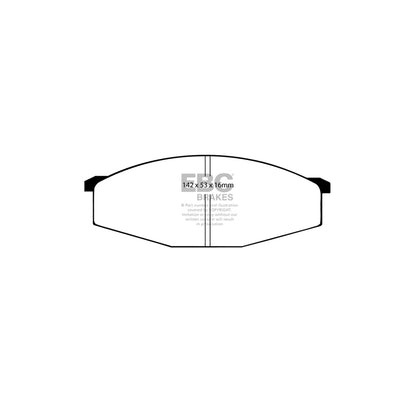 EBC PD01KF1086 Datsun Nissan Patrol Greenstuff Front Brake Pad & Plain Disc Kit  2 | ML Performance UK Car Parts