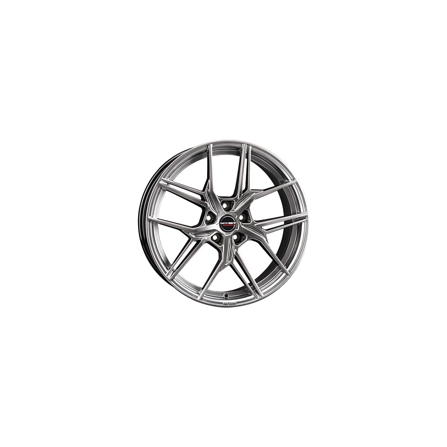 Borbet QX 8x19 ET50 QX 80950112557,1HBS Hyper Black Silver Wheel | ML Performance UK Car Parts