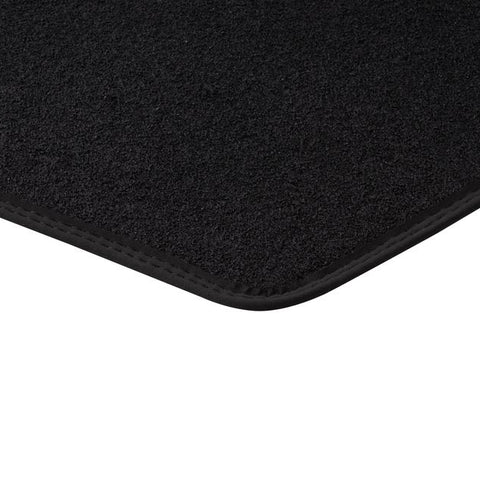 GENUINE FORD 1805918 FIESTA VELOUR FLOOR MATS REAR, BLACK WITH METAL GREY STITCHING | ML Performance UK